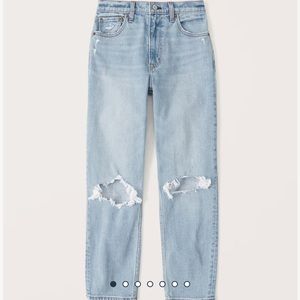 Abercrombie High Rise Mom Jean